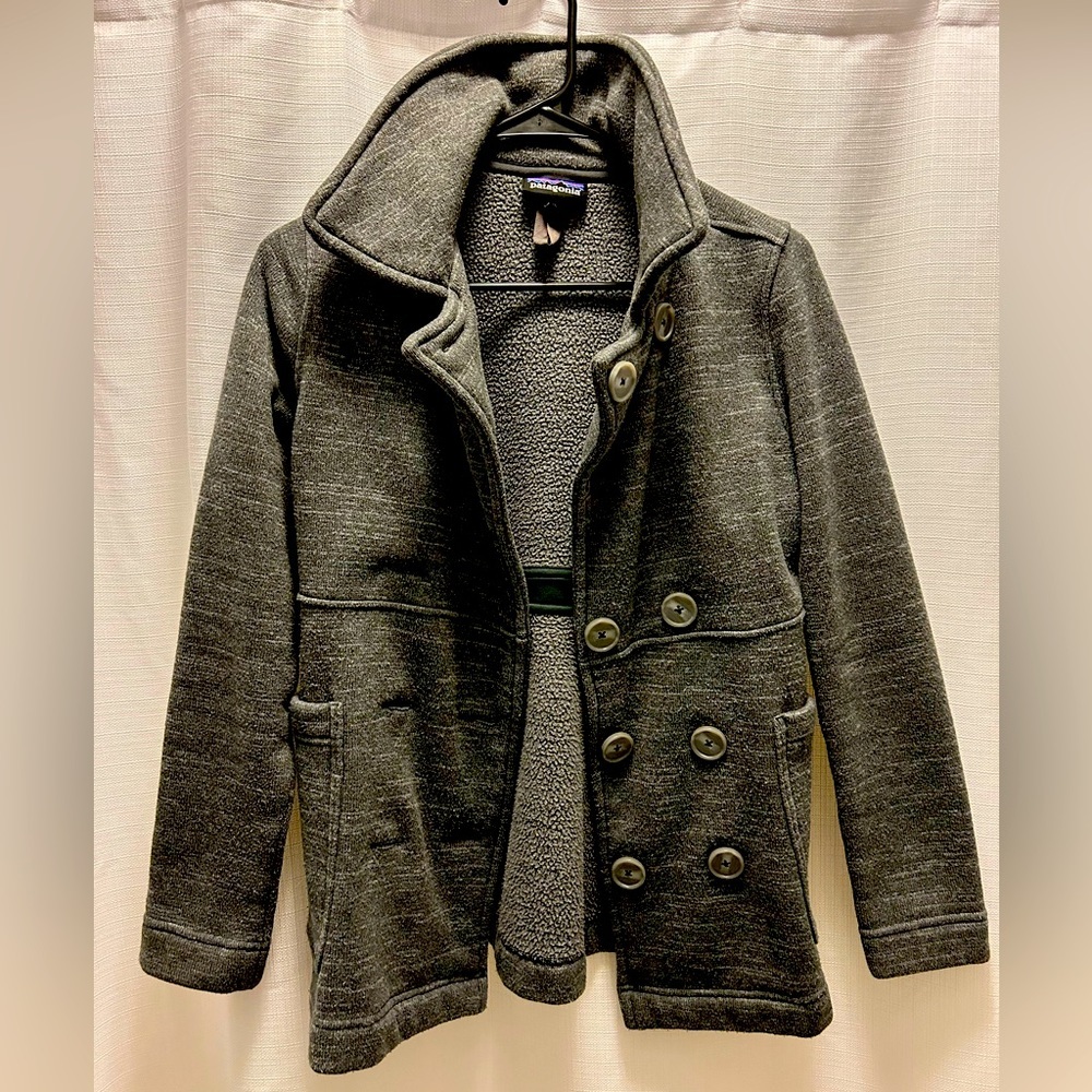 Patagonia Better-Sweater Pea Coat in Dark Grey - XS - Picture 2 of 8
